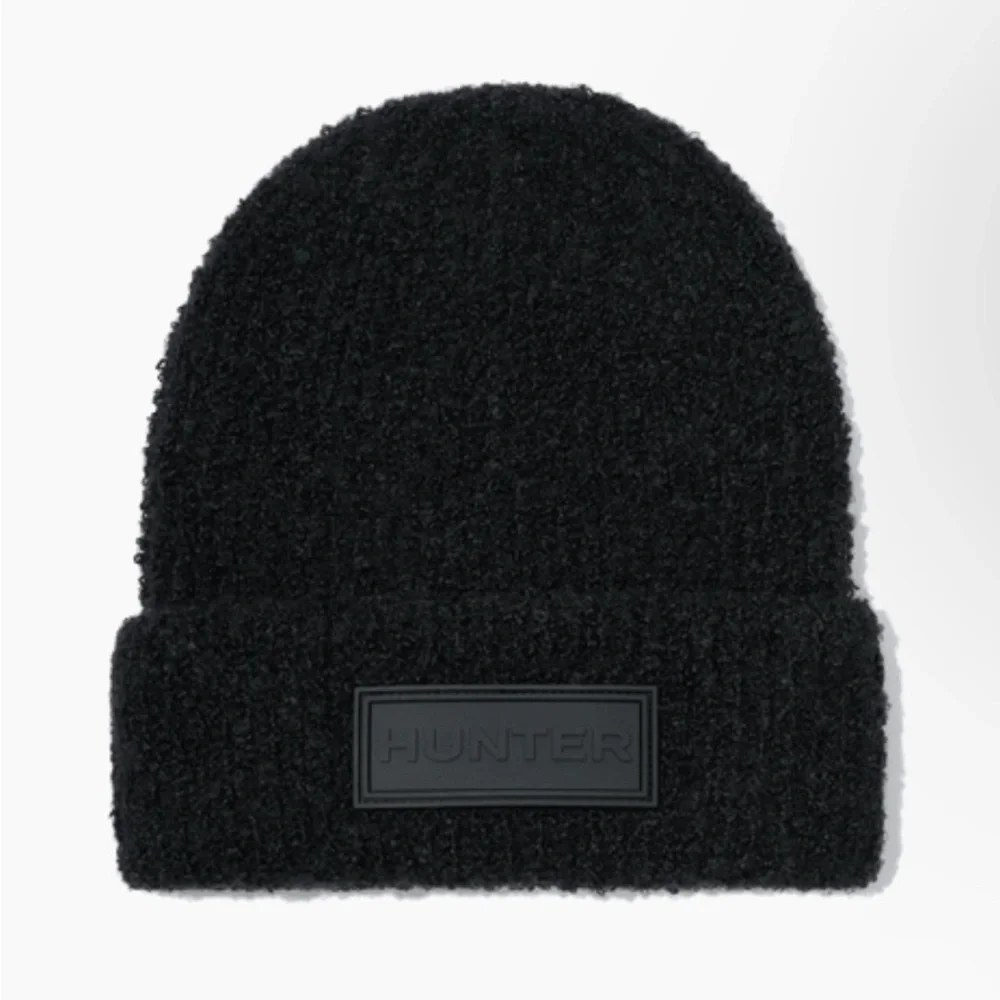 NWT Hunter Tonal Patch Beanie-Black - Picture 1 of 6